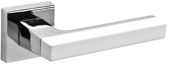 Дверная ручка Fuaro K.DM51.FLASH PC/W Хром/Белый