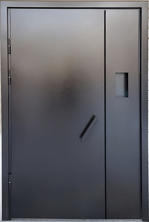Входная подъездная дверь RAL 7035 860х2050 Левое