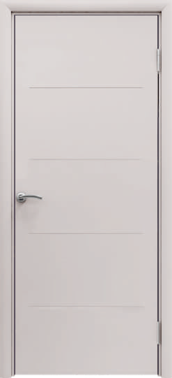 Влагостойкая дверь AquaDoor Grafica модель 9 Бежевый (RAL 1013) 600х2000