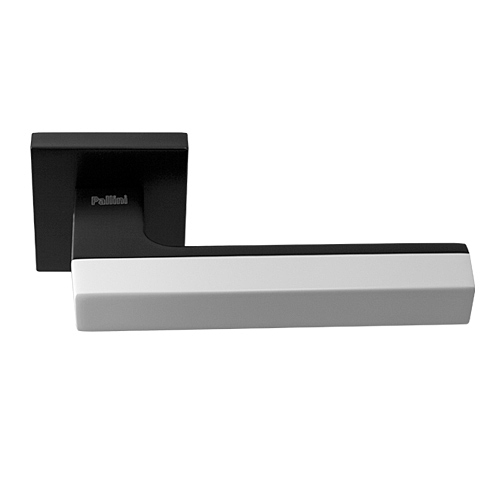Дверная ручка Pallini Дубай PAL-Z01-S MatBlack/White Черный/Белый