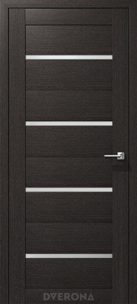Межкомнатная дверь DVERONA Йота Орех Бисмарк/ Сатин 600х2000