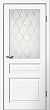 Межкомнатная дверь FlyDoors C3 ДО Эмалит  Белый/ Мателюкс  900х2000