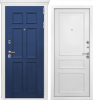 Входная дверь Страж Барцано РЖ Темно-синий/ Белый 960х2050 Правое