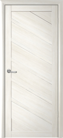 Межкомнатная дверь Albero Сингапур 5 ДО Белый кипарис/ Белый лакобель 700х2000