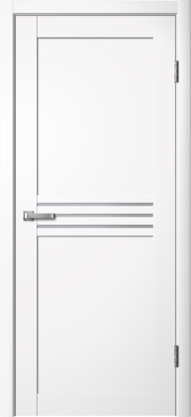 Межкомнатная дверь FlyDoors 237 Эмалит Белый/ Мателюкс 700х2000