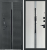 Входная дверь Страж LEGIA РЖ Черный карбон/ Чесура светлая 960х2050 Левое