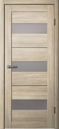 Межкомнатная дверь FlyDoors 200 ДО Ясень латте/ Мателюкс бронза 700х2000