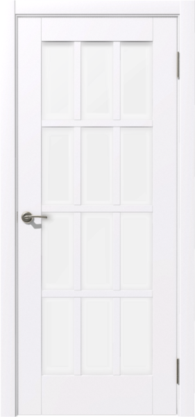 Межкомнатная дверь Дубрава Сибирь Терция ДО Soft Touch Белый/ Мателюкс 600х2000