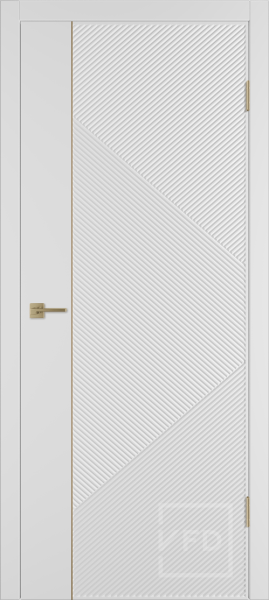 Межкомнатная дверь VFD Linea ART 1 Polar GM 900х2000 (Врезка под замок)