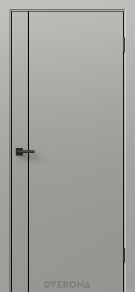 Межкомнатная дверь DVERONA Орион 1.1 ПЭТ Мираж/ ABS черная 900х2000