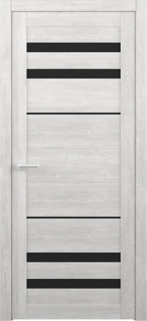 Межкомнатная дверь Albero Пекин ДО Дуб нордик/ Черный лакобель 700х2000