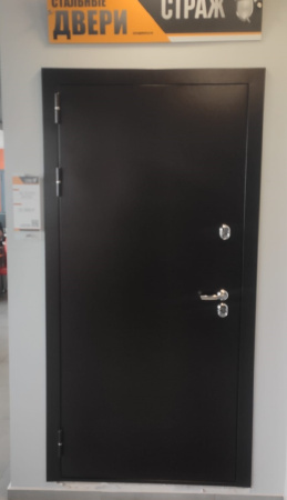 Входная дверь с терморазрывом Страж 3К Тепло Медный антик/ Бетон светлый 960х2050 Левое