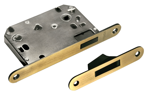 Защелка сантехническая магнитная Morelli 2070M  AB Бронза античная