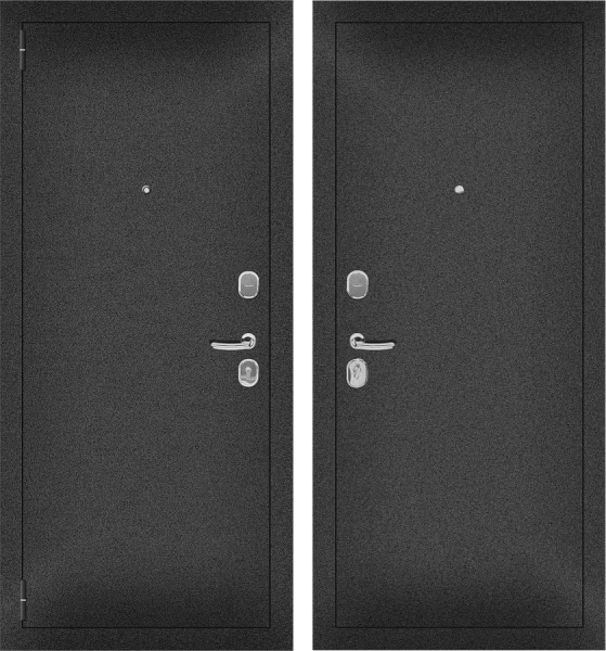 Входная дверь URBAN Оптима металл Антик серебро 860х2050 Левое