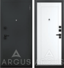 Входная дверь Argus ДА 64 Асти (промо) Black Style Букле графит/ Эмалит белый 870х2050 Левое