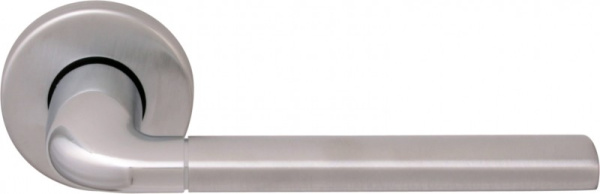 Дверная ручка Forme MILLI 2 158R  SC/CP Хром матовый/Хром палированный