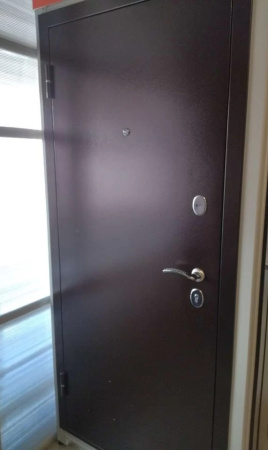 Входная дверь Промет Титан Медный антик/ Ясень Ривьера айс 860х2050 Правое