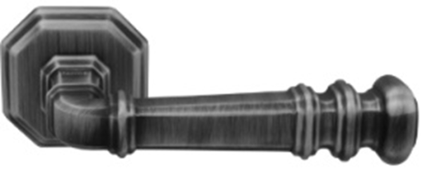 Дверная ручка Forme ATLAS RAT AS Состаренное серебро