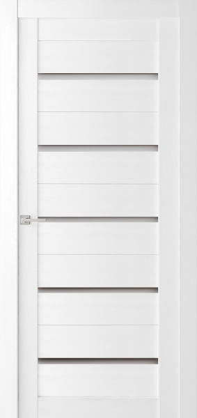 Межкомнатная дверь INFODOORS Grace 205 ДО White crystal/ Сатинат белое 600х2000