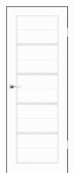 Межкомнатная дверь Synergy Биланчино ДО Белый матовый/ Сатин 900х2000