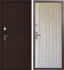 Входная дверь с терморазрывом Страж 3К Тепло Антик медь/ Дуб филадельфия 860х2050 Левое