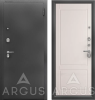 Входная дверь Argus ДА 64 Герда Антик серебро/ Капучино софт 970х2050 Правое