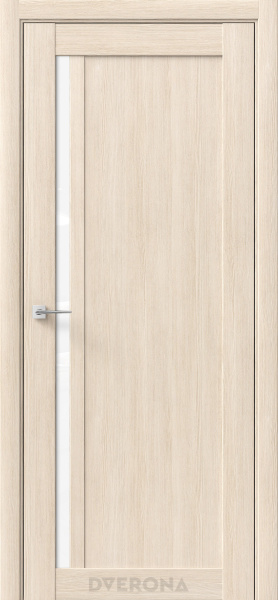 Межкомнатная дверь DVERONA Гамма М Амурская лиственница/ Белый лакобель 600х2000
