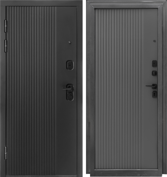 Входная дверь Форпост Спарта Антрацит/ Графит 860х2050 Левое