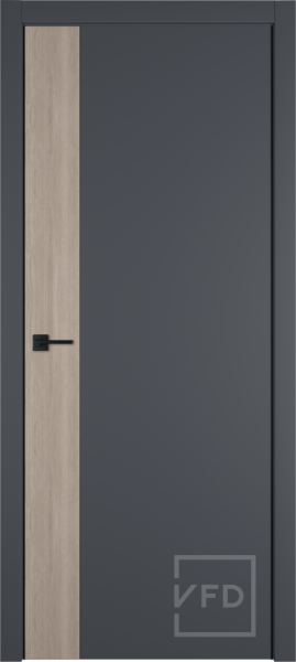 Межкомнатная дверь VFD Urban V Emalex Onyx/ кромка BE с 2-х сторон 900х2000 (Врезка под замок)