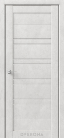 Межкомнатная дверь DVERONA Йота 8 Бетон светлый/ Глухая вставка 700х2000