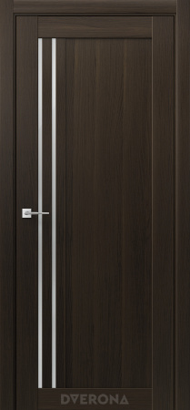 Межкомнатная дверь DVERONA Гамма СМ CPL Дуб Браун/ Сатин 600х2000