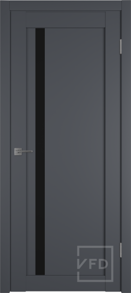 Межкомнатная дверь VFD E34 ДО Emalex Onyx/ Black Gloss 600х2000
