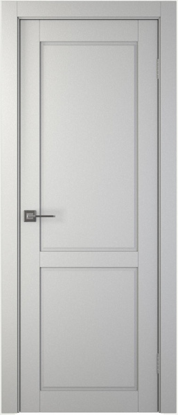 Межкомнатная дверь Synergy Плаза ДГ Серый матовый 900х2000