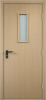 Дверь противопожарная деревянная остекленная ДДПО-01 EI-30 Беленый дуб 800х2000