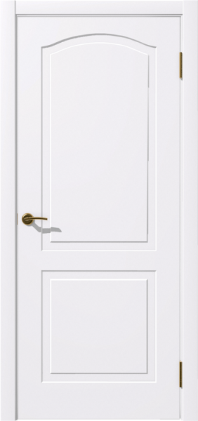 Межкомнатная дверь Дубрава Сибирь Лотос ДГ Белый 900х2000