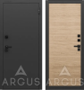 Входная дверь с терморазрывом Argus Тепло Муар графит 7021 Ивен Дуб европейский 970х2050 Левое