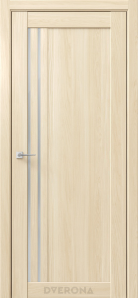Межкомнатная дверь DVERONA Гамма СМ CPL Ясень Аляска/ Сатин 600х2000