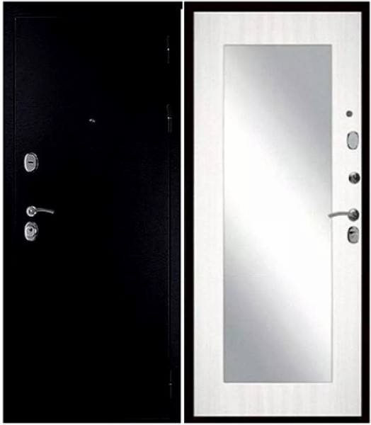 Входная дверь Сударь МД-05 Нарцисс Титан/ Лиственница белая 860х2050 Левое