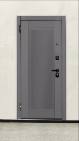 Входная дверь BOST Сенатор Графит/ Белый 860х2070 Левое