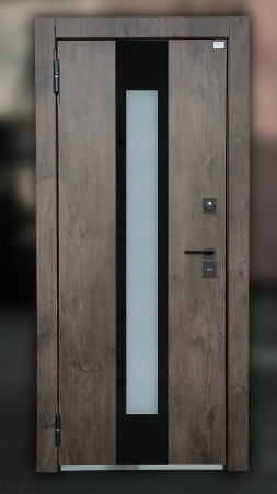 Входная дверь с терморазрывом Argus Тепло Букле черный Виана