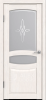 Межкомнатная дверь ALEX DOORS Екатерина ДО Лиственница белая/ Сатин рис. "Гармония" 600х2000