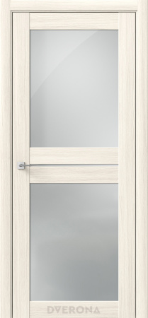 Межкомнатная дверь DVERONA Омега С2 Снежная лиственница/ Сатин 900х2000