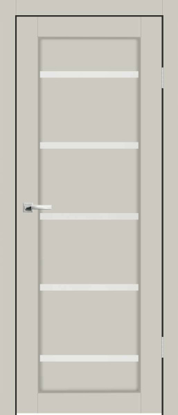 Межкомнатная дверь Synergy Бьянка ДО Серый матовый/ Сатин 900х2000