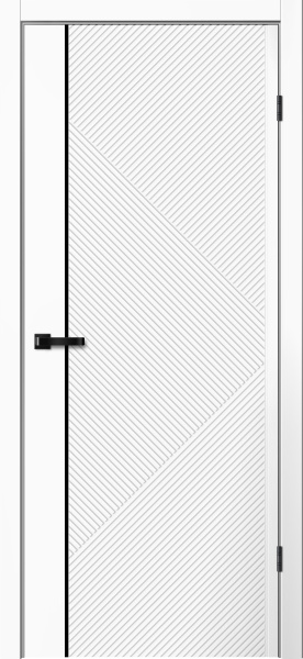 Межкомнатная дверь FlyDoors Elegans 05 Эмаль белая 600х2000 (Защелка магнит. WC)