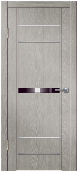 Межкомнатная дверь Дверная линия М3 ДO Крем/ Белый лакобель 600х2000