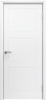 Влагостойкая дверь AquaDoor Grafica модель 2 Белый (RAL 9016) 900х2000
