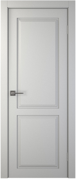 Межкомнатная дверь Synergy Бенуа ДГ Серый матовый 900х2000