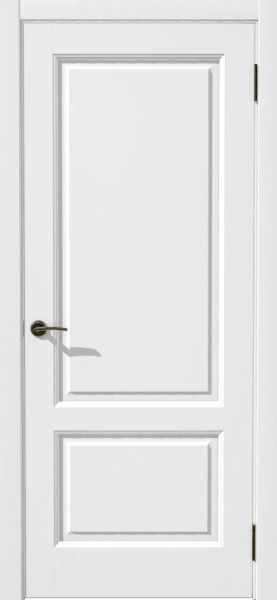 Межкомнатная дверь Дубрава Сибирь Лира ДГ Soft Touch Белый 600х2000