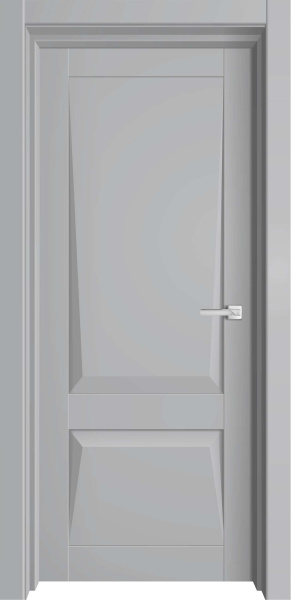 Межкомнатная дверь Дверная линия Пифагор ДГ Серый бархат 900х2000