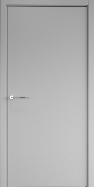 Межкомнатная дверь Albero Геометрия-1 ДГ Серый 900х2000 (Защелка магнит. WC)